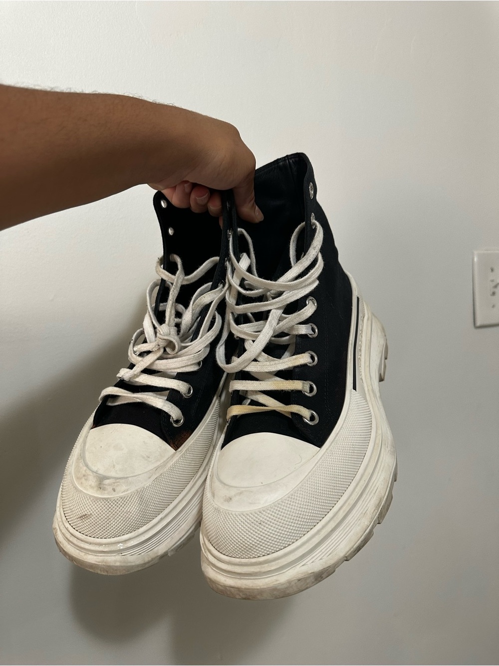 Alexander McQueen High-Top Platform Sneakers